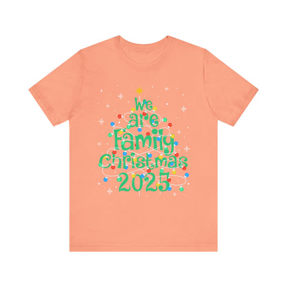We Are Family Christmas 2025 Shirt – Matching Holiday Tree Lights Reunion Tee