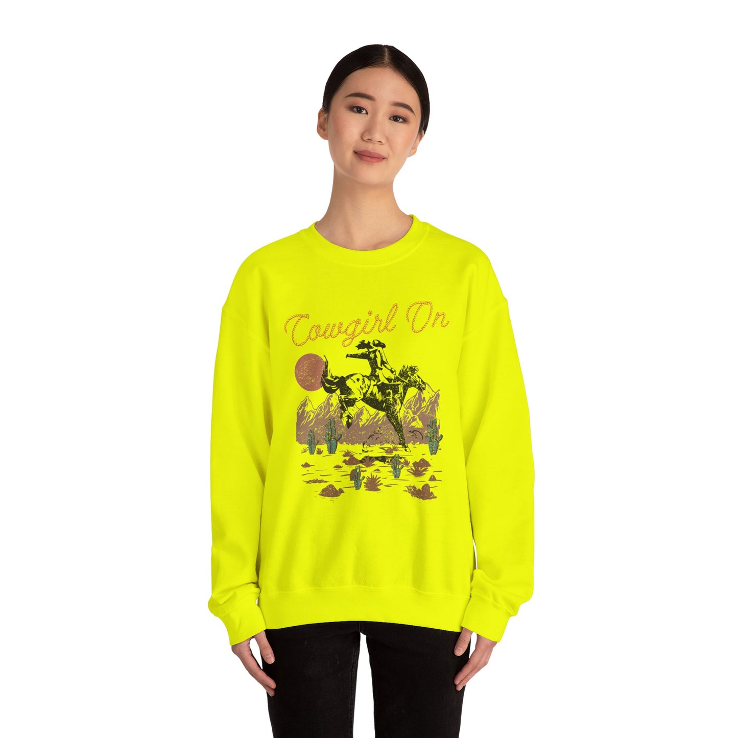Cowgirl Howdy Sweatshirt – Southern Western Country Rodeo Vintage Pullover