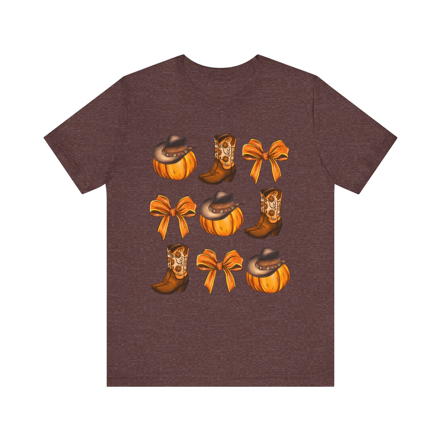 Howdy Pumpkin Shirt – Coquette Bow Cowgirl Western Fall Thanksgiving Tee