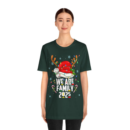 We Are Family 2025 Shirt – Afro Christmas Tree & Santa Matching Black Family Tee