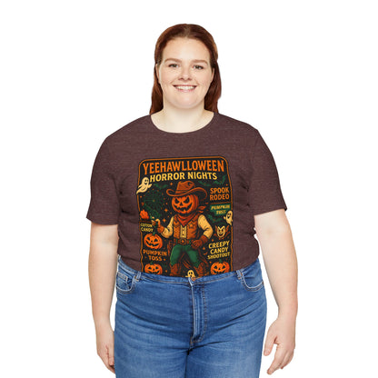 Yeehawlloween Shirt – Western Rodeo Halloween Carnival Cowgirl Cowboy Tee