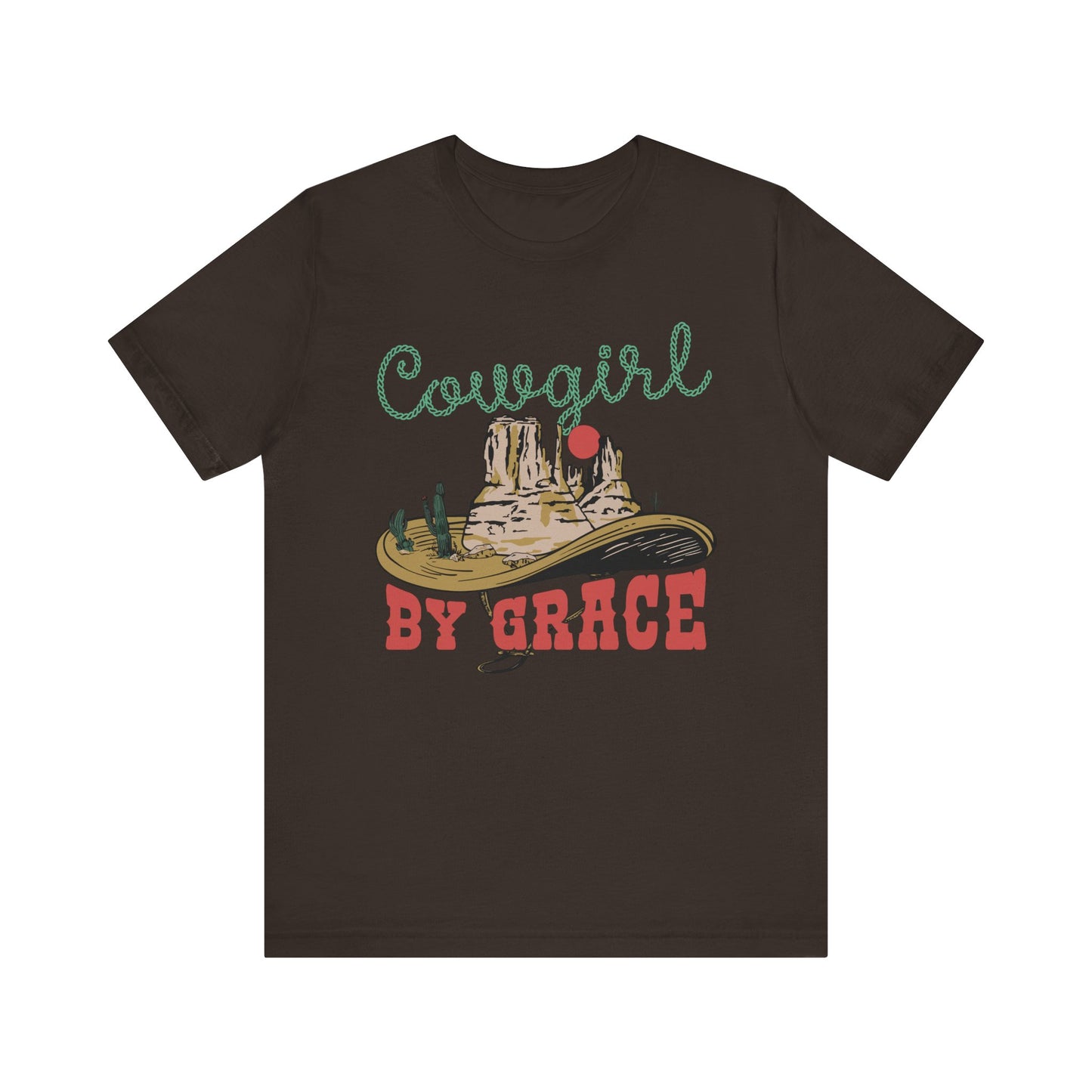 Cowgirl By Grace Shirt – Vintage Christian Western American Rodeo Tee