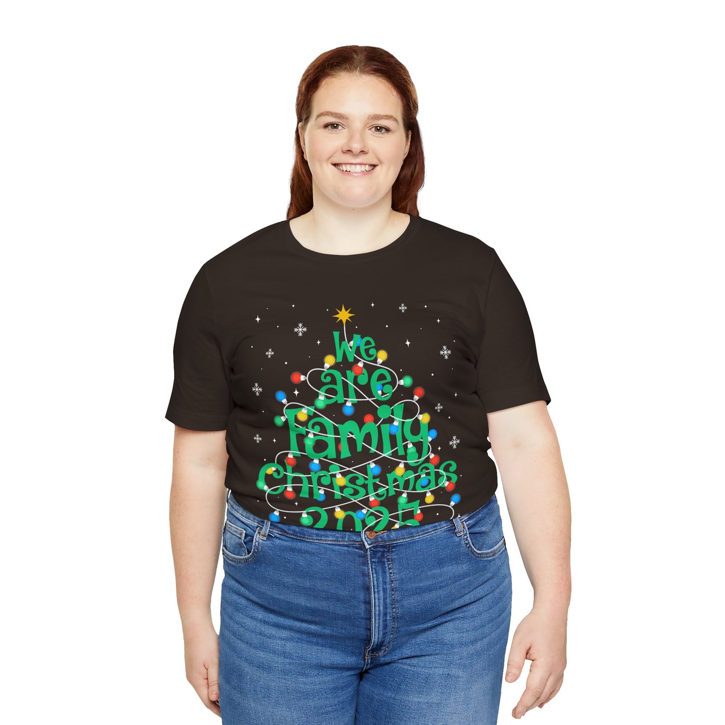 We Are Family Christmas 2025 Shirt – Matching Holiday Tree Lights Reunion Tee