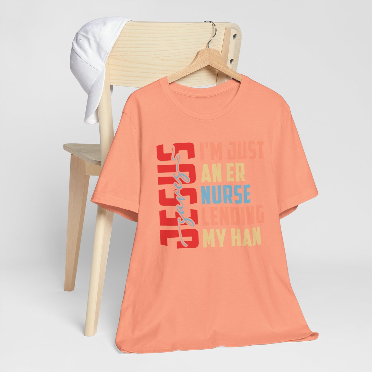 Jesus Saves ER Nurse Shirt – Retro Christian Emergency Room Faith Nurse Tee