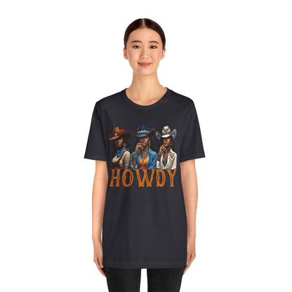Howdy Black Cowgirl Shirt – Western Rodeo Melanin African American Tee