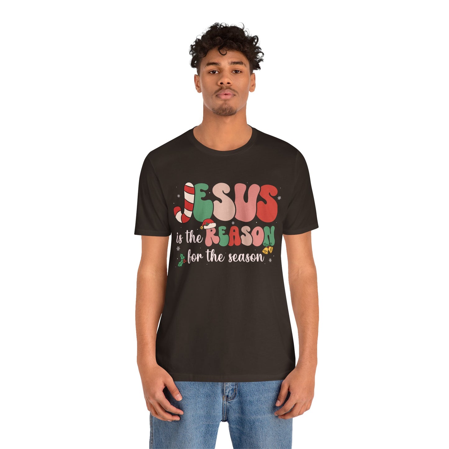 Retro Groovy Jesus Christmas Shirt – Vintage Christian Faith Holiday Tee