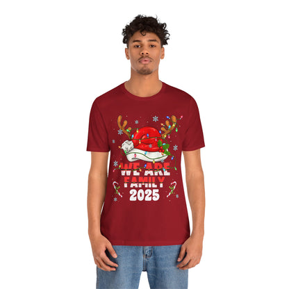 We Are Family 2025 Shirt – Matching Christmas Tree Santa Holiday Pajama Tee