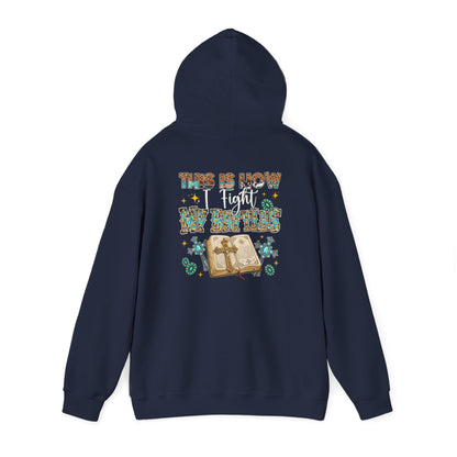 This Is How I Fight My Battles Hoodie – Bible Cross Western Christian Pullover