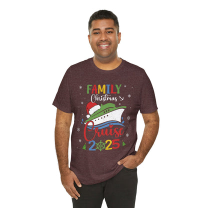 Family Christmas Cruise 2025 Shirt – Matching Cruisemas Family Vacation Tee, Holiday Boat Trip Outfit