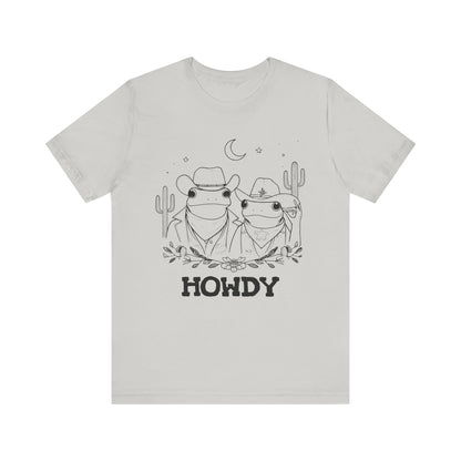 Howdy Frog Toad Couple Shirt – Cowboy Cowgirl Western Rodeo Cactus Tee