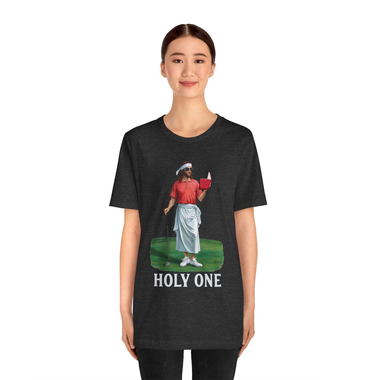 Jesus Golf Holy One Shirt – Funny Christian Faith & Sports Graphic Tee for Golfers