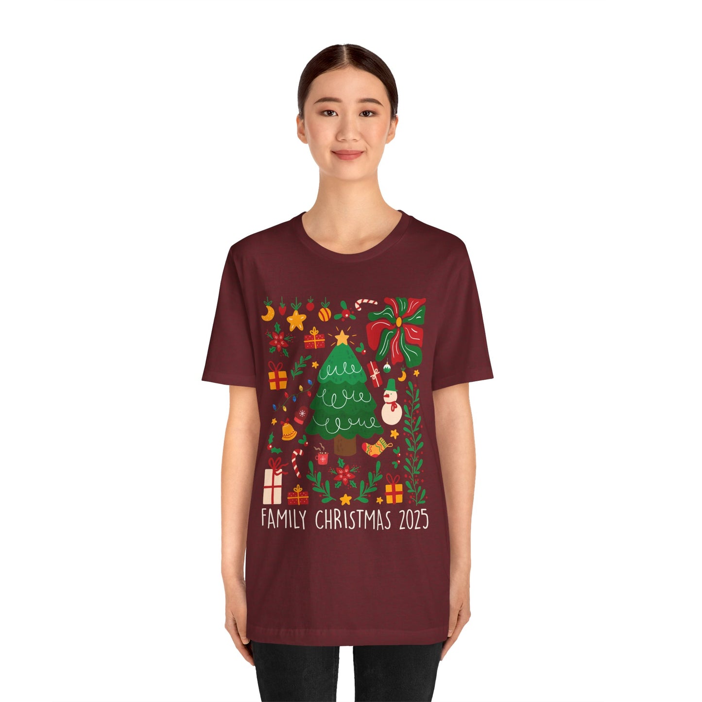 Family Christmas 2025 Shirt – Vintage Boho Holiday Family Group Shirt