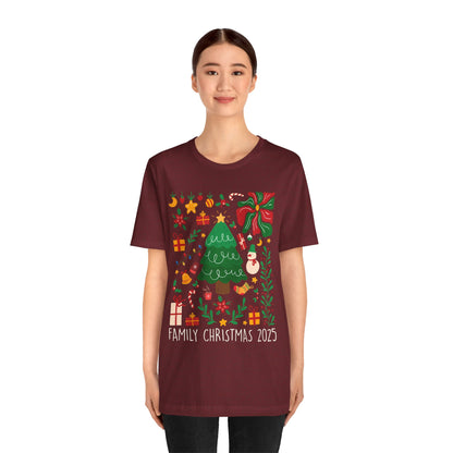 Family Christmas 2025 Shirt – Vintage Boho Holiday Family Group Shirt