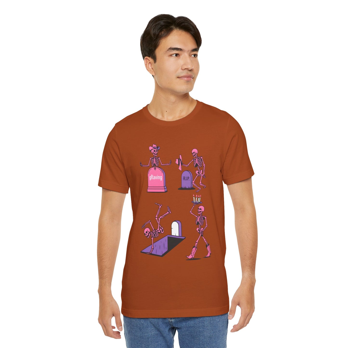Graving Skeleton Cowgirl Shirt – Funny Western Halloween Rodeo Tee