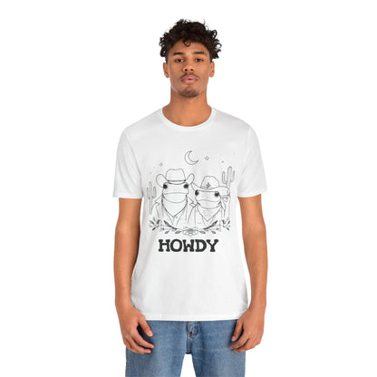 Howdy Frog Toad Couple Shirt – Cowboy Cowgirl Western Rodeo Cactus Tee