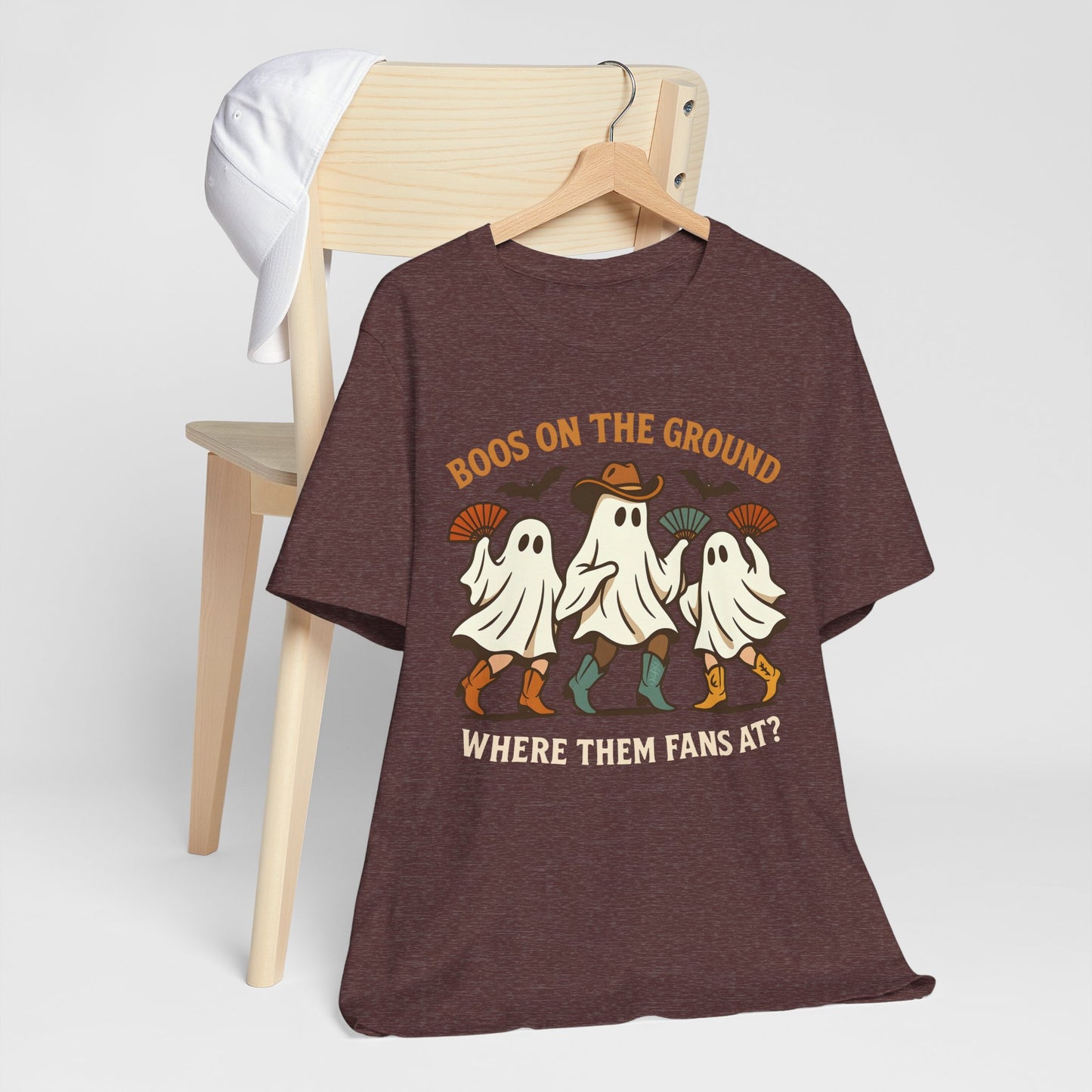 Boos on the Ground Shirt – Funny Western Cowgirl Ghost Squad Halloween Tee