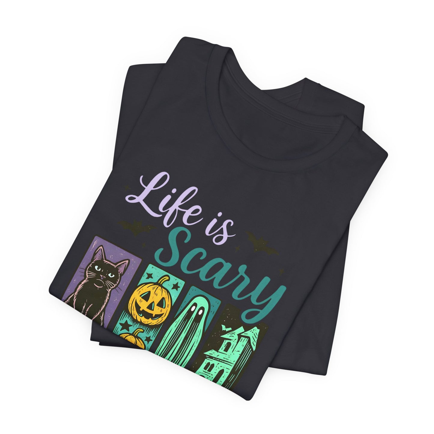 Life Is Scary Without Jesus Shirt – Christian Retro Halloween Faith Tee