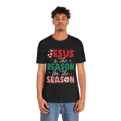 Retro Christmas Jesus Shirt – Christian “Reason for the Season” Faith Holiday Tee