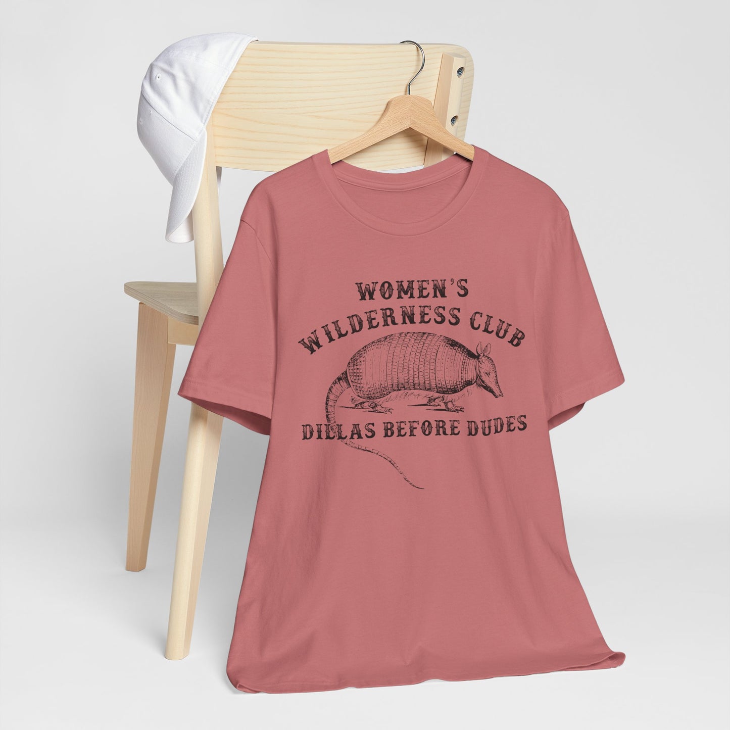 Women’s Wilderness Club Shirt – Dillas Before Dudes Western Armadillo Tee