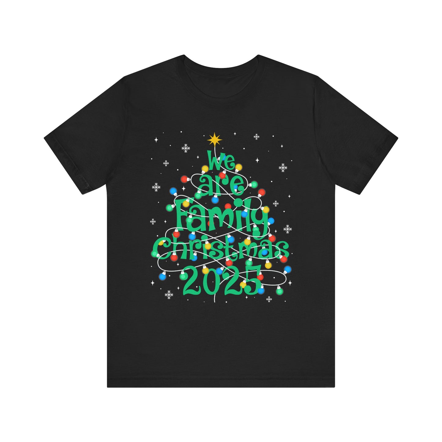 We Are Family Christmas 2025 Shirt – Matching Holiday Tree Lights Reunion Tee
