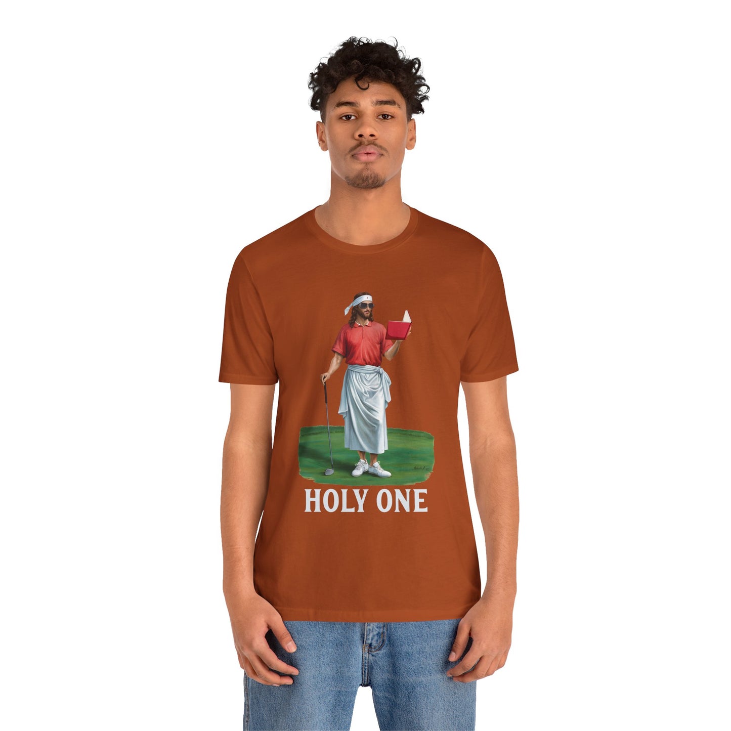 Jesus Golf Holy One Shirt – Funny Christian Faith & Sports Graphic Tee for Golfers