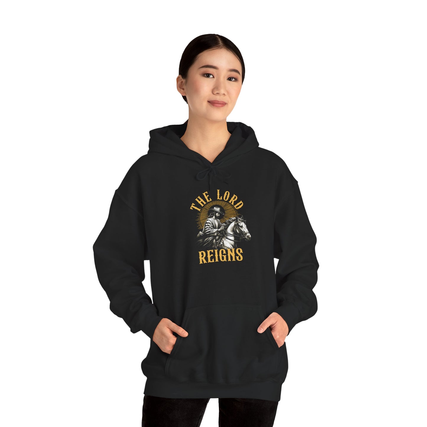 Jesus The Lord Reigns Hoodie – Country Christian Western Rodeo Pullover
