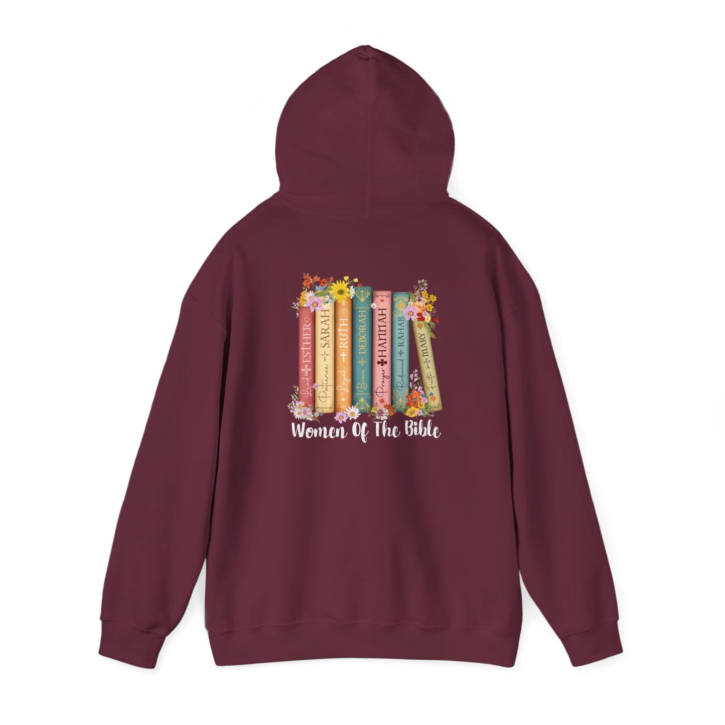 Women of the Bible Hoodie – Christian Floral Scripture Church Book Pullover