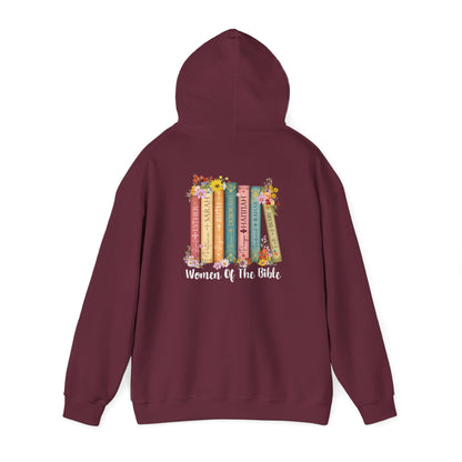 Women of the Bible Hoodie – Christian Floral Scripture Church Book Pullover