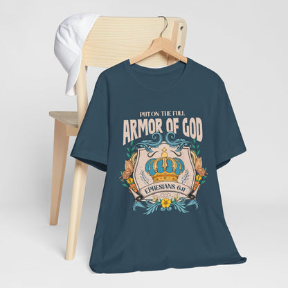 Armor of God Shirt – Christian Ephesians 6:11 Spiritual Warfare Faith Tee
