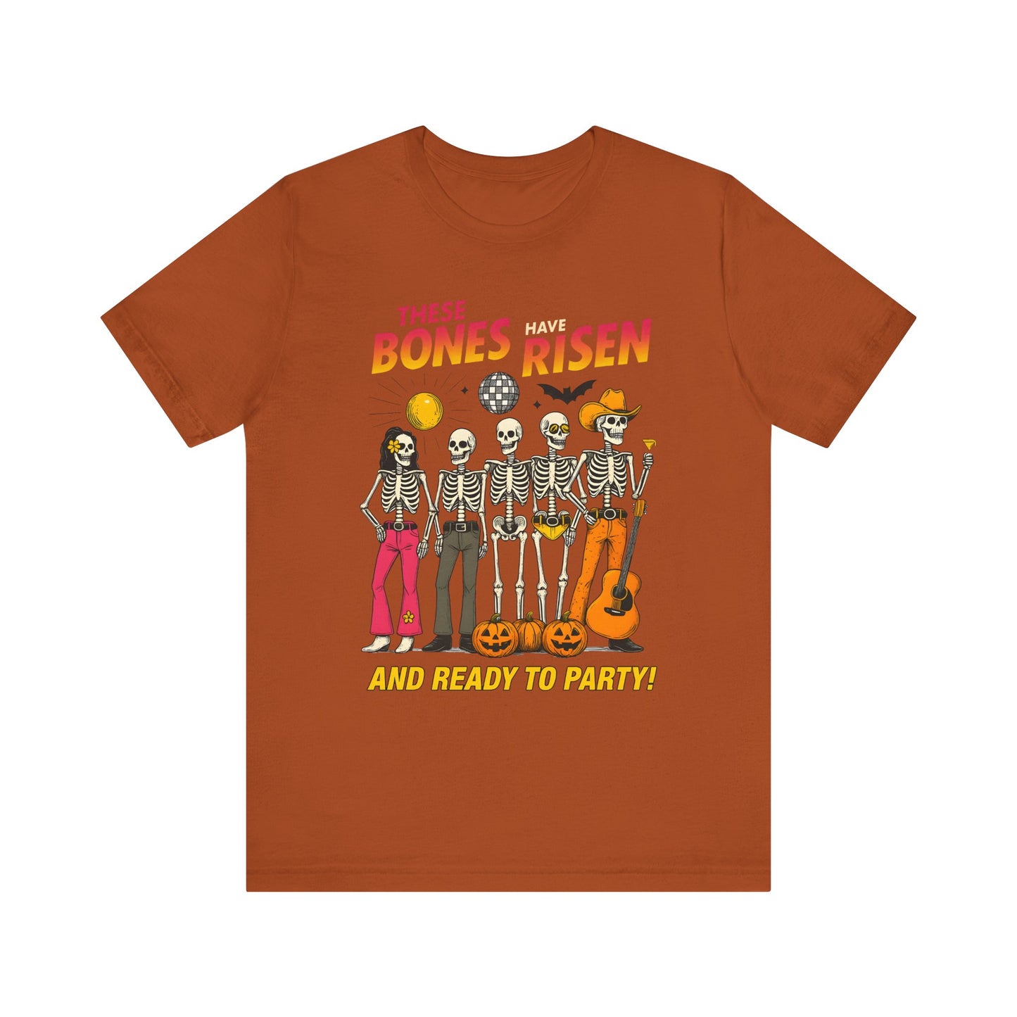 These Bones Have Risen Shirt Funny Christian Skeleton Halloween Tee