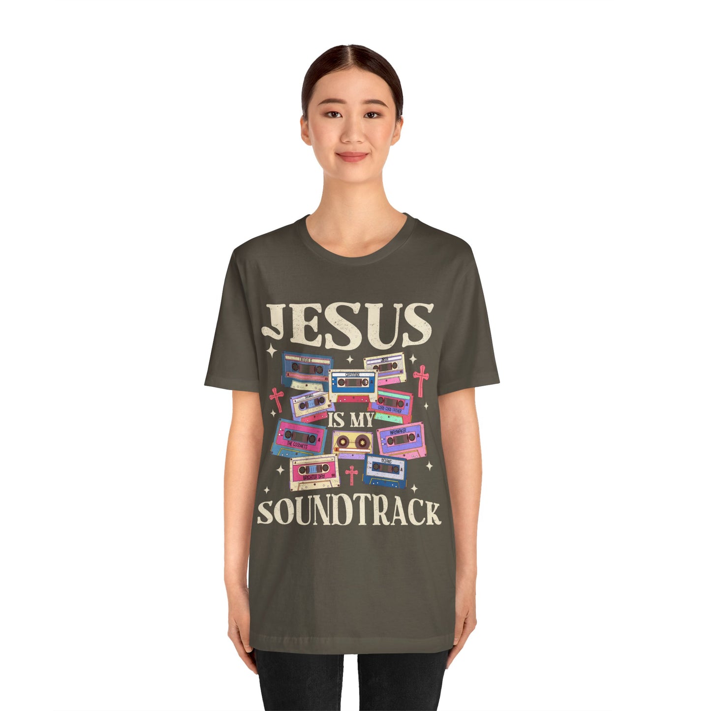 Jesus Is My Soundtrack Shirt – Christian Worship Music Faith Tee for Believers