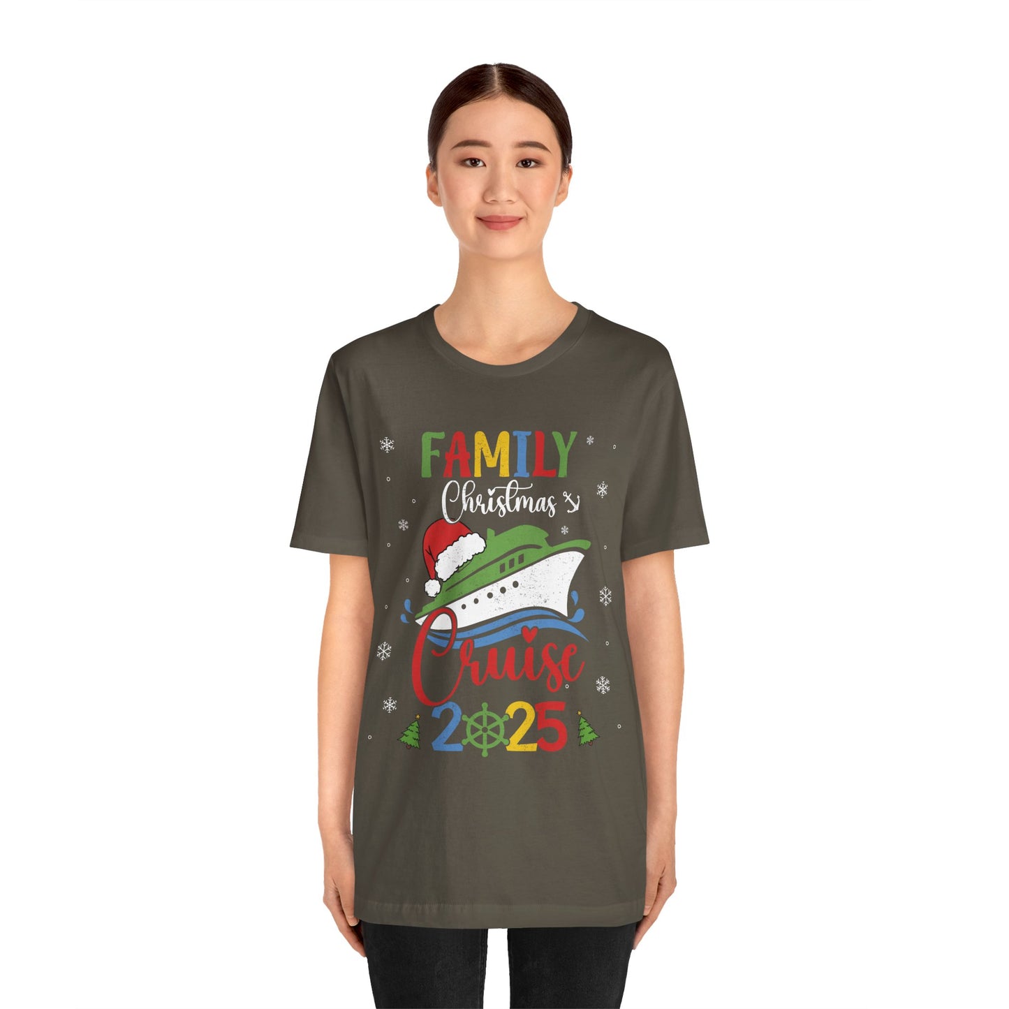 Family Christmas Cruise 2025 Shirt – Matching Cruisemas Family Vacation Tee, Holiday Boat Trip Outfit