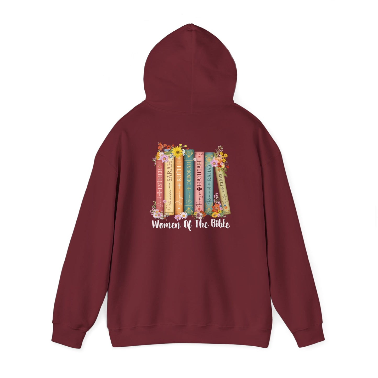 Women of the Bible Hoodie – Christian Floral Scripture Church Book Pullover