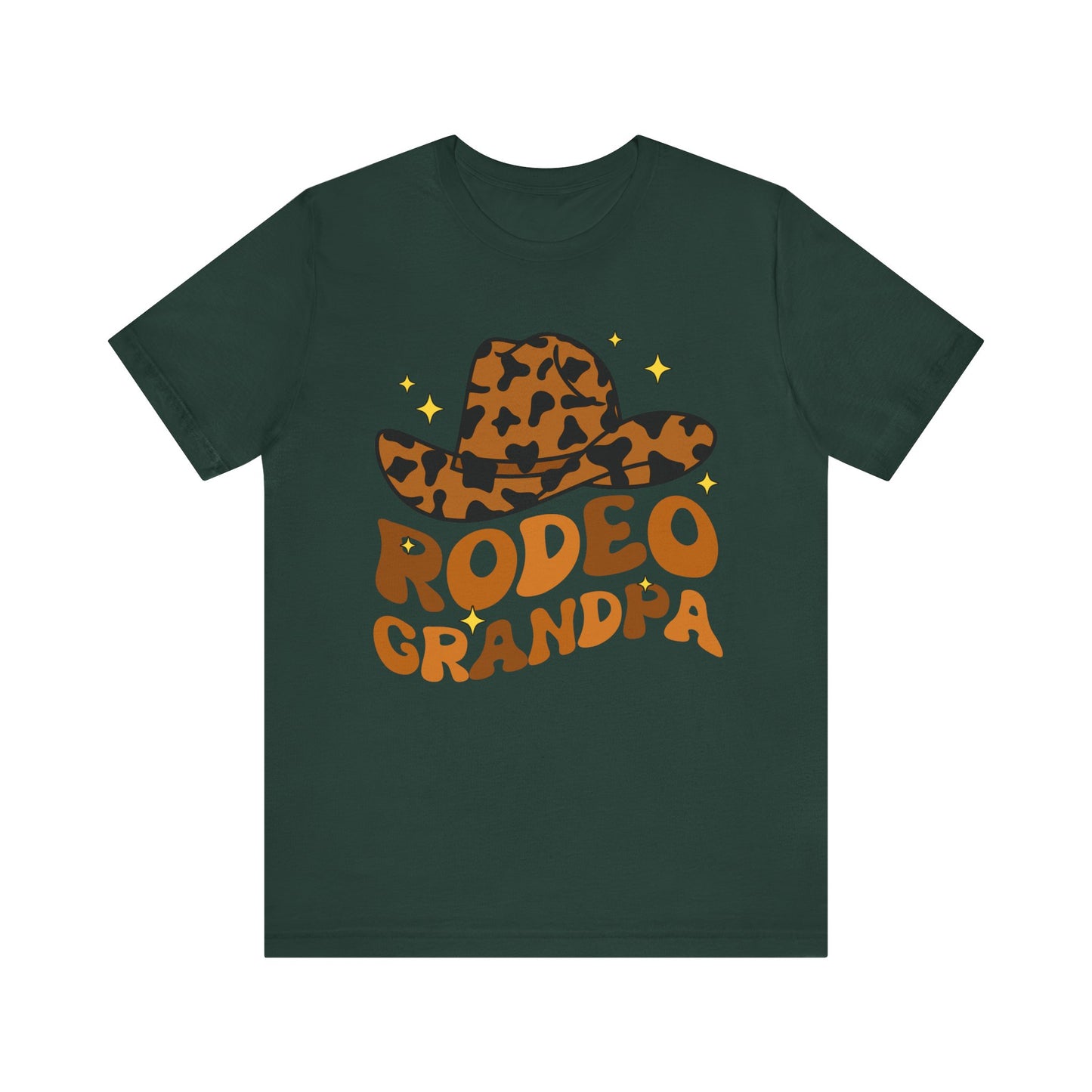 Western Rodeo Grandpa Shirt – Country Cowboy Birthday Matching Family Tee