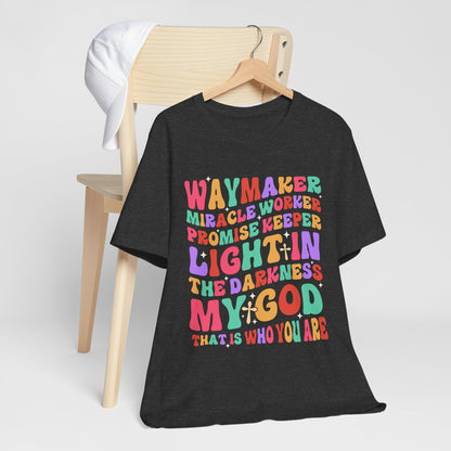 Waymaker Miracle Worker Shirt – Christian Worship My God Faith Tee