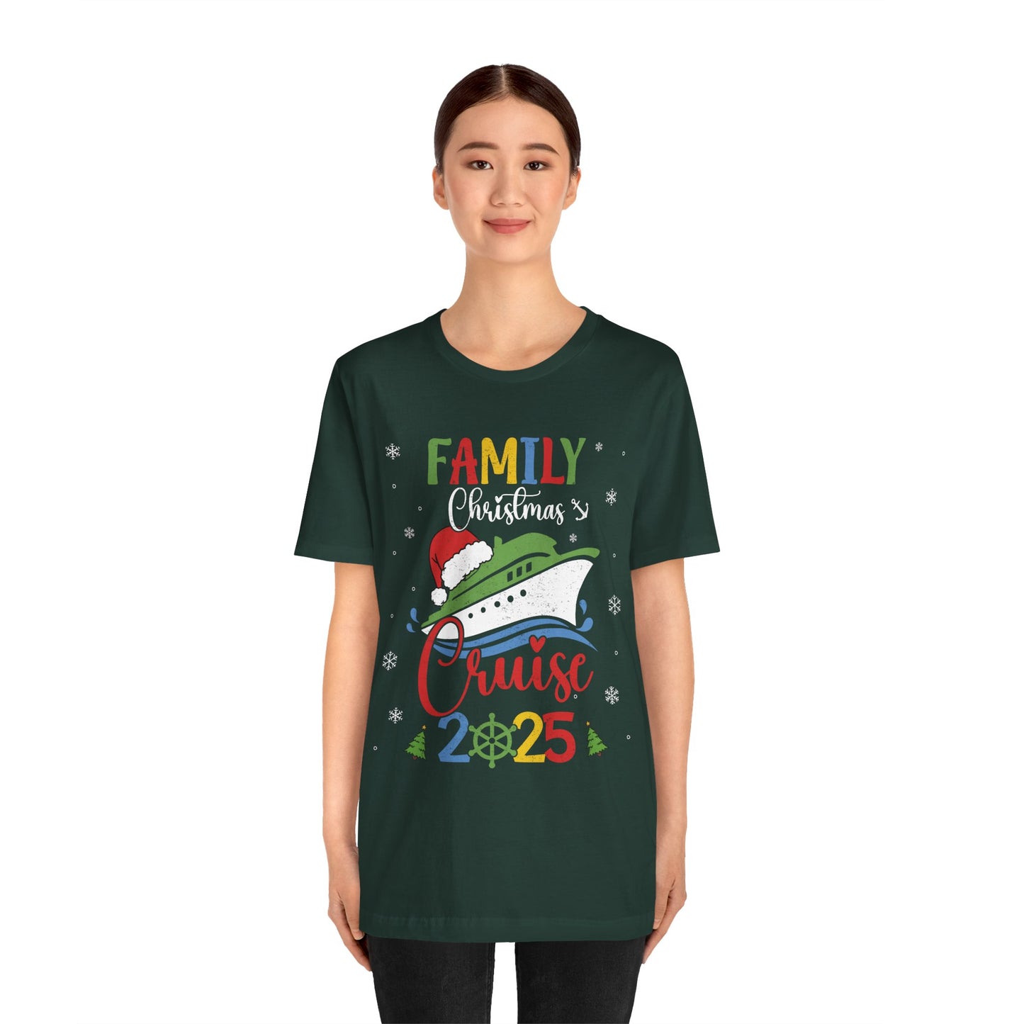 Family Christmas Cruise 2025 Shirt – Matching Cruisemas Family Vacation Tee, Holiday Boat Trip Outfit