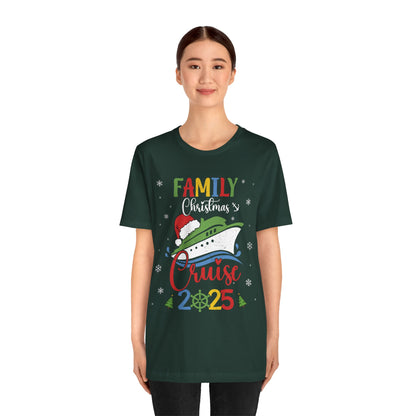 Family Christmas Cruise 2025 Shirt – Matching Cruisemas Family Vacation Tee, Holiday Boat Trip Outfit