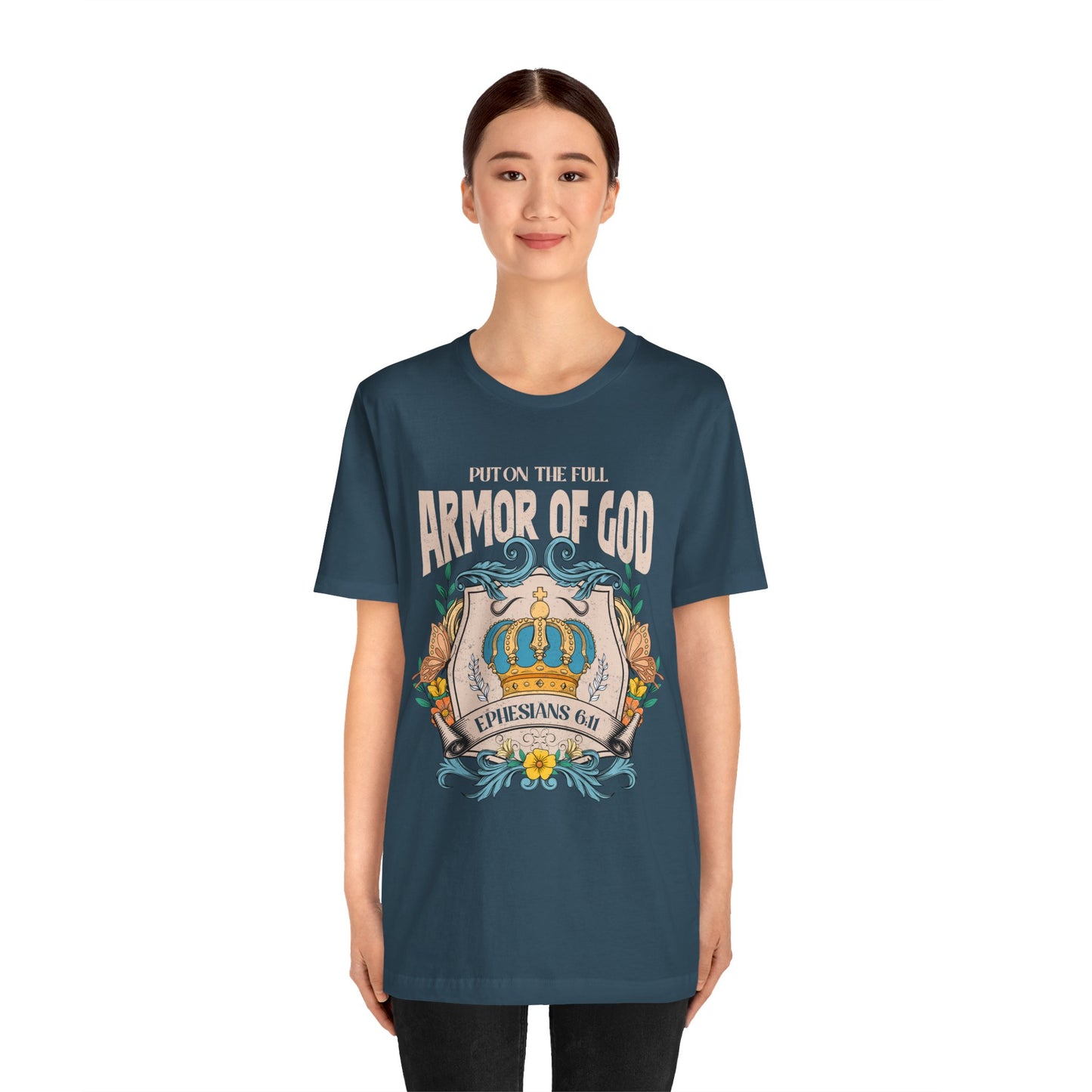 Armor of God Shirt – Christian Ephesians 6:11 Spiritual Warfare Faith Tee