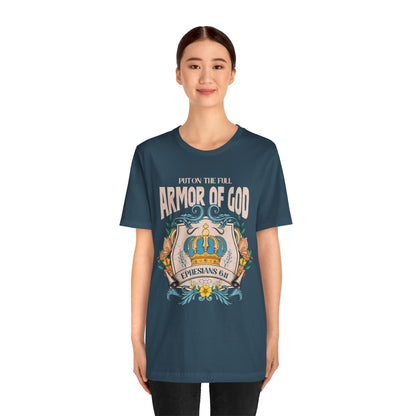 Armor of God Shirt – Christian Ephesians 6:11 Spiritual Warfare Faith Tee