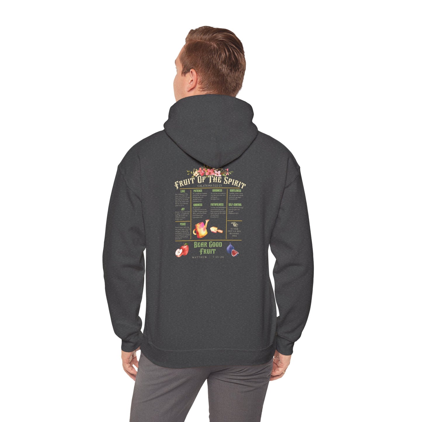 Fruit of the Spirit Hoodie – Christian Bible Verse Jesus Prayer Pullover