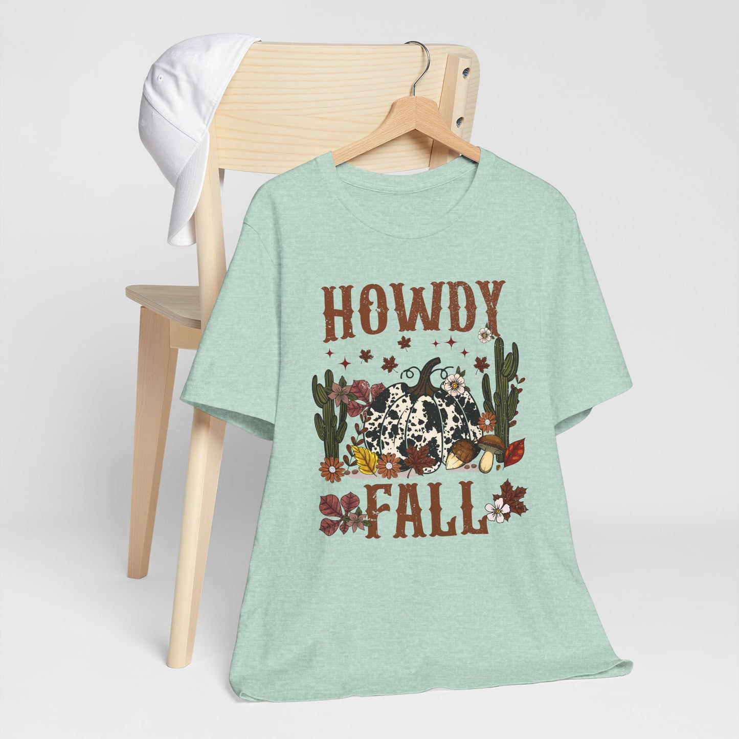 Retro Howdy Fall Shirt – Western Cowboy Pumpkin Country Thanksgiving Tee