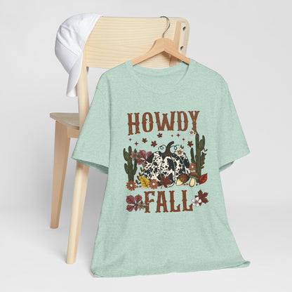 Retro Howdy Fall Shirt – Western Cowboy Pumpkin Country Thanksgiving Tee