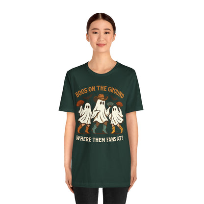 Boos on the Ground Shirt – Funny Western Cowgirl Ghost Squad Halloween Tee