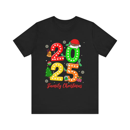 2025 Family Christmas Shirt – Cute Matching Holiday Lights Group Tee