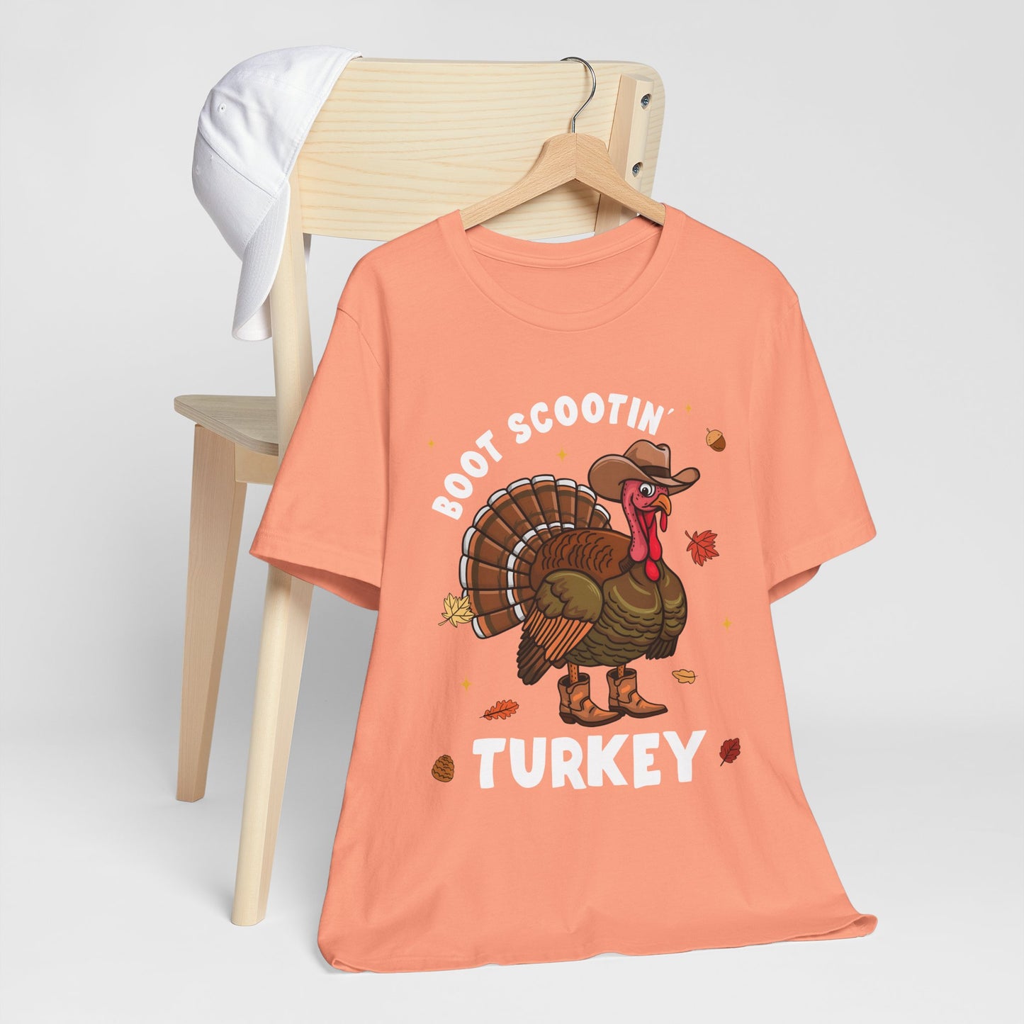 Thanksgiving Cowboy Turkey Shirt – Boot Scootin’ Western Rodeo Tee