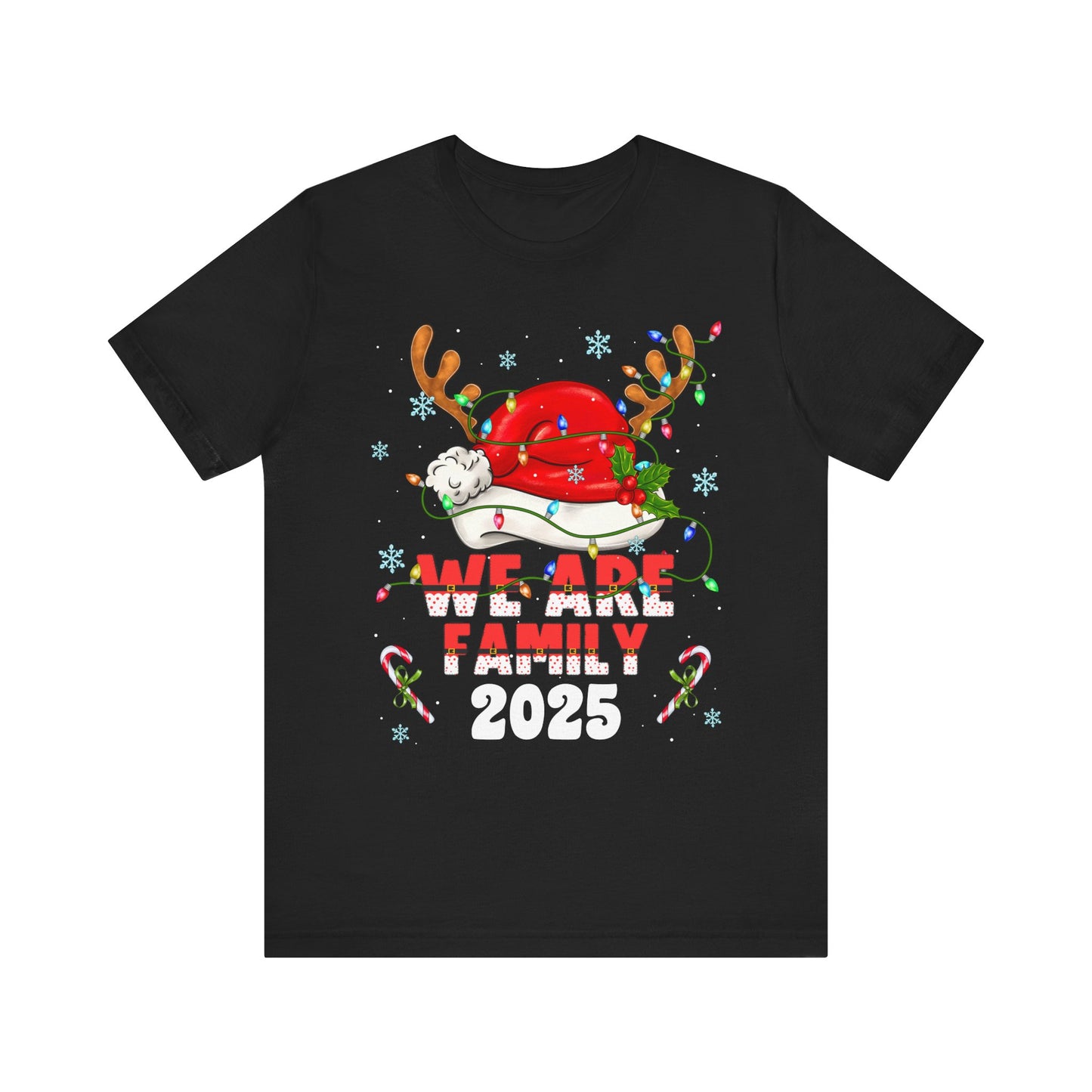 We Are Family 2025 Shirt – Matching Christmas Tree Santa Holiday Pajama Tee