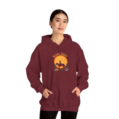 Texas Squad Cowboy Hoodie – Riding Horse Howdy Western Rodeo Pullover