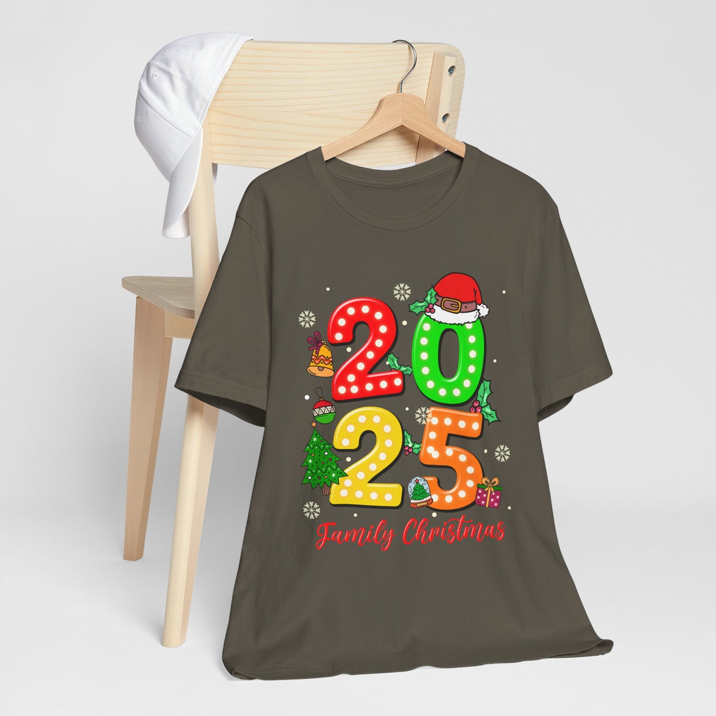 2025 Family Christmas Shirt – Cute Matching Holiday Lights Group Tee