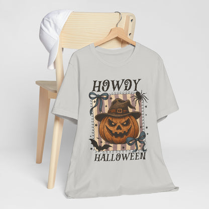 Howdy Halloween Shirt – Cute Coquette Pumpkin Western Fall Tee