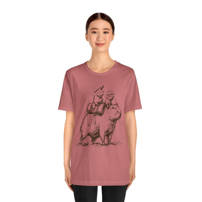 Vintage Rat Riding Capybara Shirt – Funny Western Cowboy Rodeo Tee